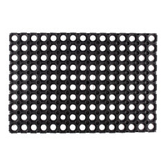 Изображение товара Коврик придверный резиновый 60х40 см черный