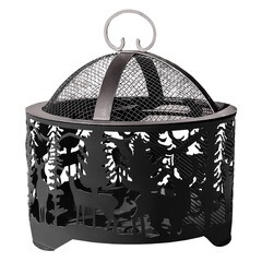 Чаша костровая Олени 500 мм плоское дно 4 ножки - фото 5