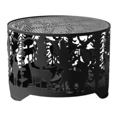 Чаша костровая Олени 500 мм плоское дно 4 ножки - фото 4