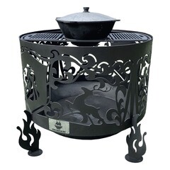 Решетка-гриль для чаши 600 мм с подставкой под казан - фото 2