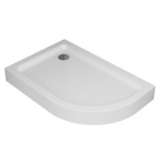 Поддон AM.PM Like акриловый 120х80х15 см асимметрия белый низкий (W83T-302L120W) - фото 1