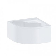 Изображение товара Поддон AM.PM Gem акриловый 90х90х34,5 см полукруг белый высокий (W90T-401A090W)