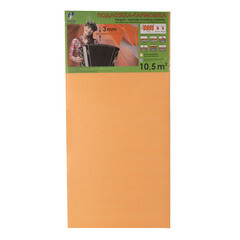 Подложка-гармошка под ламинат и паркет XPS Solid 3 мм 1,05х10 м 10,5 кв.м - фото 3