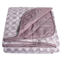 Изображение товара Покрывало 200х220 см Melissa Витраж двустороннее стеганое пыльно-розовое (509172/1)