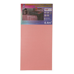 Подложка-гармошка под ламинат XPS Solid 1,8 мм 1,05х8 м 8,4 кв.м перфорированная для теплого пола - фото 3