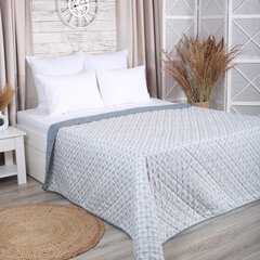 Покрывало 200х220 см Melissa Витраж двустороннее стеганое зеленое (509172/2) - фото 4