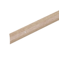 Порог алюминиевый одноуровневый стык 40х900 мм дуб беленый - фото 1