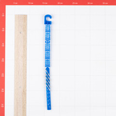 Порог алюминиевый одноуровневый стык 40х900 мм дуб беленый - фото 2