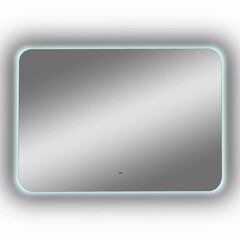 Зеркало с подсветкой прямоугольное 100х70 см бесконтактный сенсор Continent Braga (ЗЛП2388) - фото 6