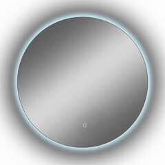 Зеркало с подсветкой круглое 64,5 см бесконтактный сенсор с подогревом Continent Circulo (ЗЛП2389) - фото 5