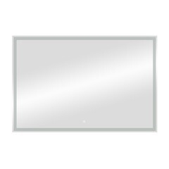 Зеркало с подсветкой прямоугольное 100х70 см бесконтактный сенсор Continent Amora (ЗЛП2391) - фото 1