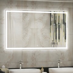 Зеркало с подсветкой прямоугольное 100х70 см бесконтактный сенсор Continent Amora (ЗЛП2391) - фото 4