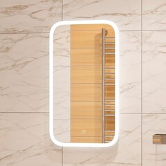 Зеркало с подсветкой прямоугольное 40х70 см с сенсорным включением Continent Horta (ЗЛП2396) - фото 3