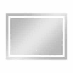 Зеркало с подсветкой прямоугольное 80х60 см с сенсорным включением Continent Valenca (ЗЛП2402) - фото 6