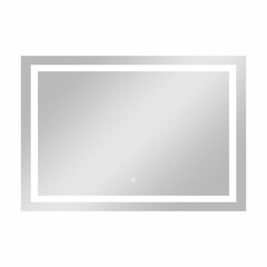 Зеркало с подсветкой прямоугольное 100х70 см с сенсорным включением Continent Valenca (ЗЛП2404) - фото 6