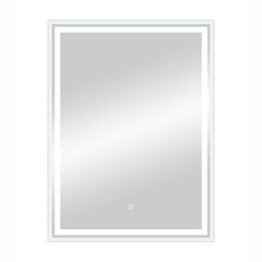 Зеркало с подсветкой прямоугольное 60х80 см с сенсорным включением Continent Evora (ЗЛП2406) - фото 6