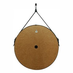 Зеркало с подсветкой круглое 65 см на ремне черном с сенсорным включением Continent Amarante (ЗЛП2409) - фото 4