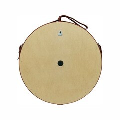 Зеркало с подсветкой круглое 65 см на ремне коричневом с сенсорным включением Continent Amarante (ЗЛП2412) - фото 6