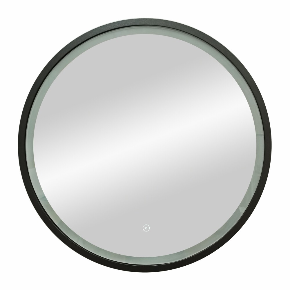 Изображение товара Зеркало с подсветкой 60 см в раме из МДФ, сенсорное LED освещение, Россия
