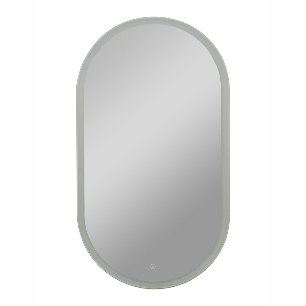 Изображение товара Зеркало с подсветкой овальное 55х100 см, сенсорное, внутри LED, Continent Gandra
