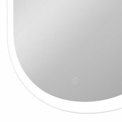 Зеркало с подсветкой овальное 55х100 см с сенсорным включением Continent Gandra (ЗЛП2417) - фото 6