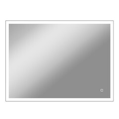 Зеркало с подсветкой прямоугольное 80х60 см с сенсорным включением Continent Faro (ЗЛП2422) - фото 6