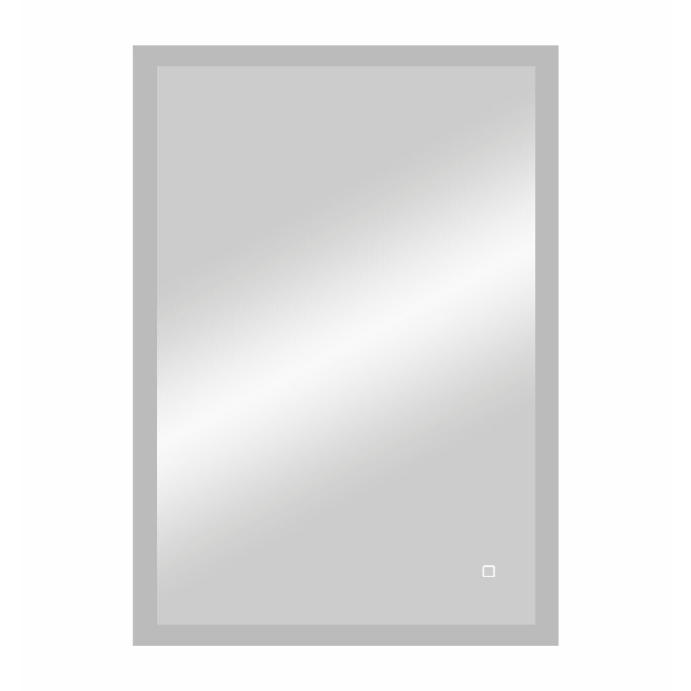 Изображение товара Зеркало с подсветкой 60x80 см, бесконтактный сенсор, современный дизайн