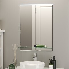 Зеркало с полкой прямоугольное 50х69 см Continent Corvo (В241) - фото 4