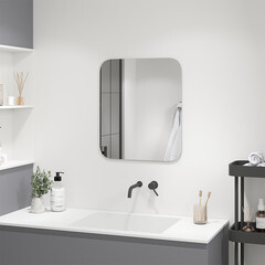 Зеркало прямоугольное 53,5х68 см Continent Piko (В243) - фото 3