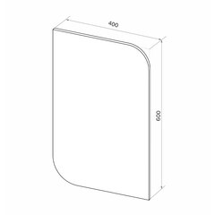 Зеркало прямоугольное 40х60 см Continent Madeira (В244) - фото 2