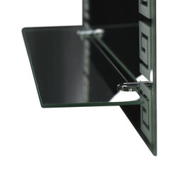 Зеркало с полкой прямоугольное 53,5х62 см Continent Belleza (В245) - фото 2