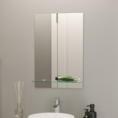 Зеркало с полкой прямоугольное 39х59 см Continent Прямоугольник (В011) - фото 2