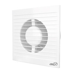 Вентилятор осевой Era Е с антимоскитной сеткой 160х160 мм d100 мм белый - фото 3