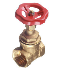 Задвижка клиновая латунный 1 ВР(г) х 1 ВР(г) вентиль - фото 1