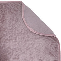 Покрывало 200х220 см Вelezza Tressa стеганое пыльно-розовое (6154584) - фото 5