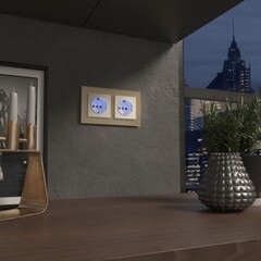 Розетка Werkel встраиваемая слоновая кость с подсветкой (a054522) - фото 5