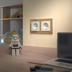 Розетка Werkel встраиваемая слоновая кость с подсветкой (a054522) - фото 4