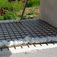 Сетка кладочная базальтовая 25х25 мм 50/50 кН/м 0,3х50 м рулон - фото 4