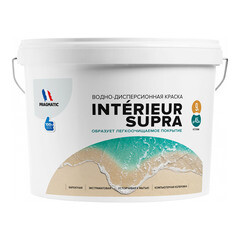 Изображение товара Краска моющаяся Pragmatic Interieur Supra база А белая 9 л