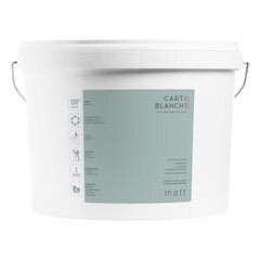 Изображение товара Краска моющаяся Carte Blanche Matt база С бесцветная 8,1 л