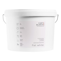 Изображение товара Краска для потолка Carte Blanche Flat White база С бесцветная 8,1 л