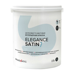 Изображение товара Краска моющаяся Pragmatic Elegance Satin база А белая 2,25 л