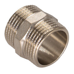 Ниппель 3/4 НР(ш) х 3/4 НР(ш) латунный - фото 3