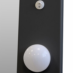 Зеркало напольное с подсветкой Cristiano 520х1750 мм гримерное черное - фото 4