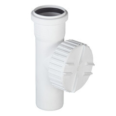 Ревизия Rehau Raupiano Plus d50 мм пластиковая шумопоглощающая для внутренней канализации - фото 1