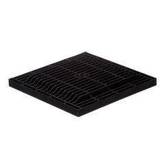 Решетка для дождеприемника Standartpark Polymax Basic 300х300 мм пластиковая черная - фото 2