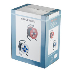 Удлинитель Союз с заземлением 50 м на катушке 4 кВт 4 розетки КГ 3х2,5 кв.мм IP44 - фото 3