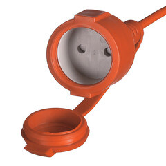 Удлинитель UNIVersal без заземления 10 м на рамке 1,3 кВт 1 розетка ПВС 2х0,75 кв.мм IP54 - фото 2