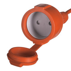 Удлинитель UNIVersal без заземления 50 м на рамке 1,3 кВт 1 розетка ПВС 2х0,75 кв.мм IP54 - фото 2