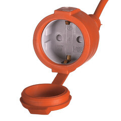 Удлинитель UNIVersal с заземлением 50 м на рамке 2,2 кВт 1 розетка ПВС 3х0,75 кв.мм IP54 - фото 2